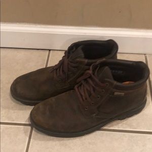 Rockport work shoes sz 9 hydro-shield waterproof